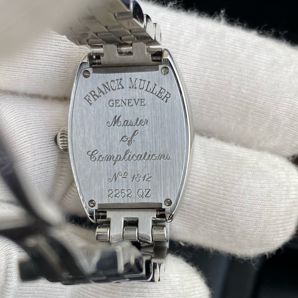 Athletic Franck Muller Curvex 2252 QZ Ladies Stainless Steel Quartz 22MM Watch - Picture 9 of 11